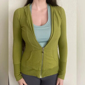 Soundgirl Chartreuse Zip Up Jacket Estimated Size Small
